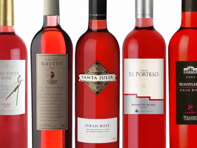 vinos rosados
