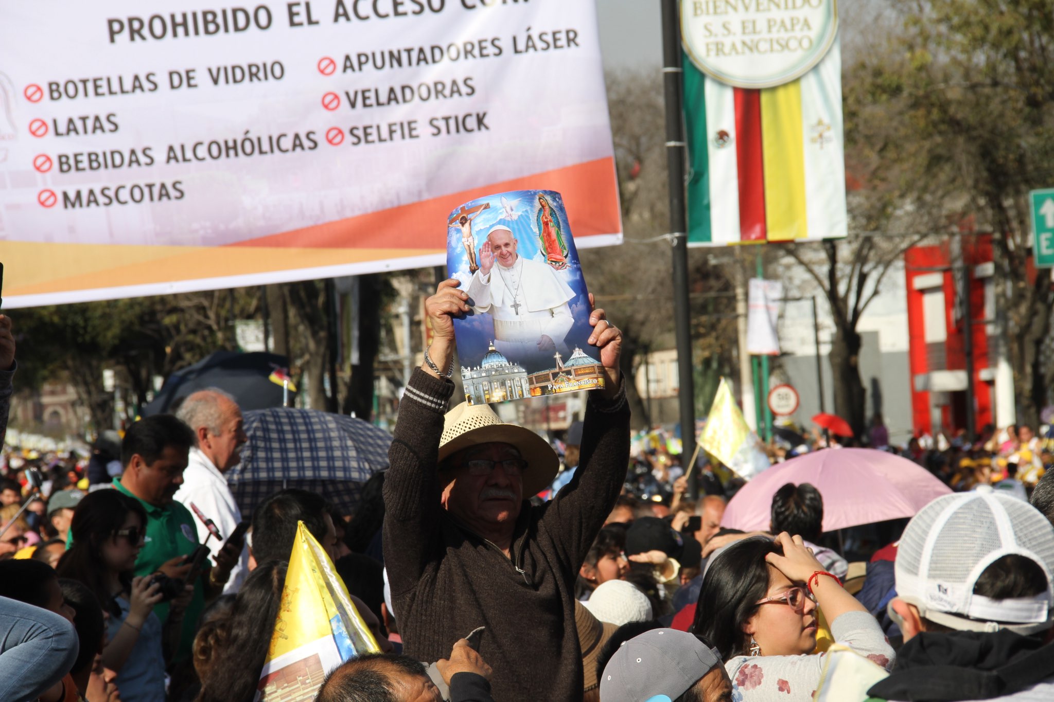 papa francisco en Mexico
