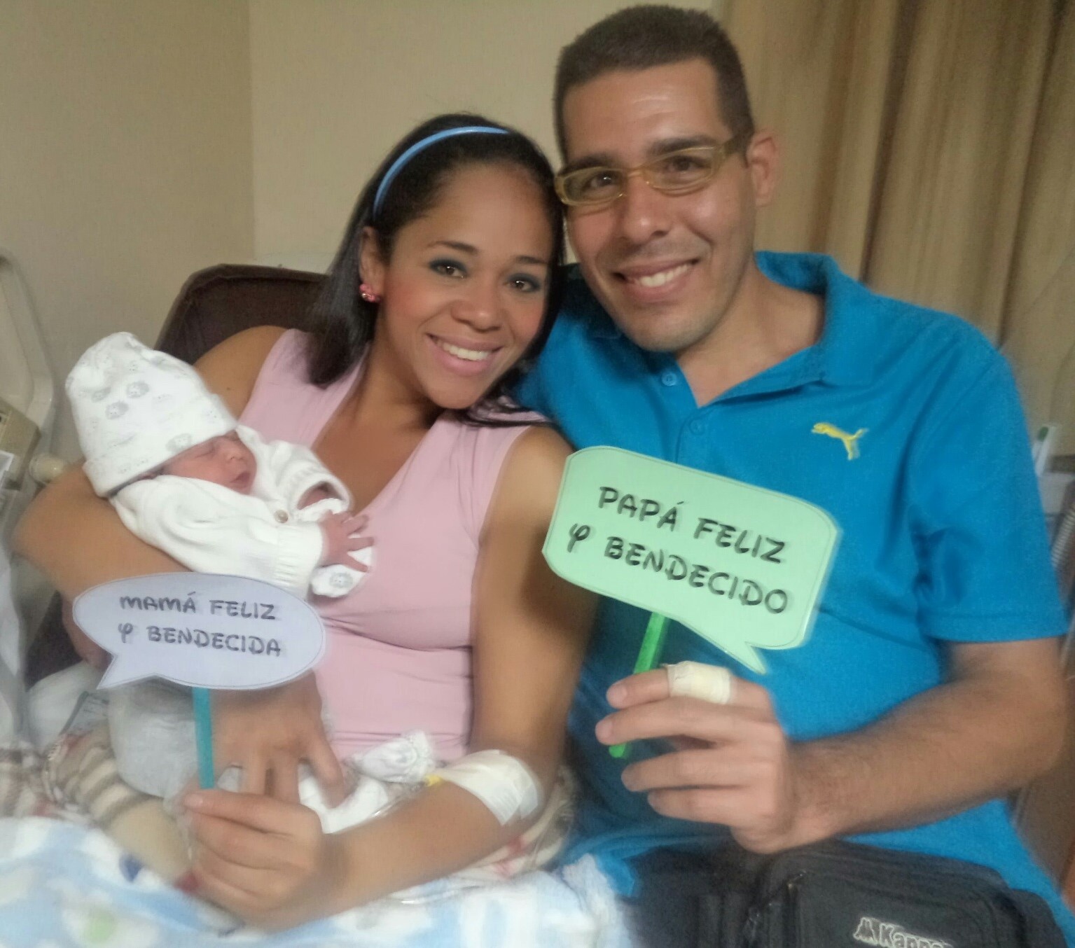 Belkis Osorio y sufamilia