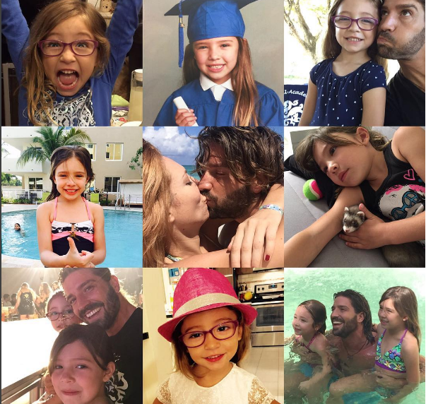 David Chocarro y su familia