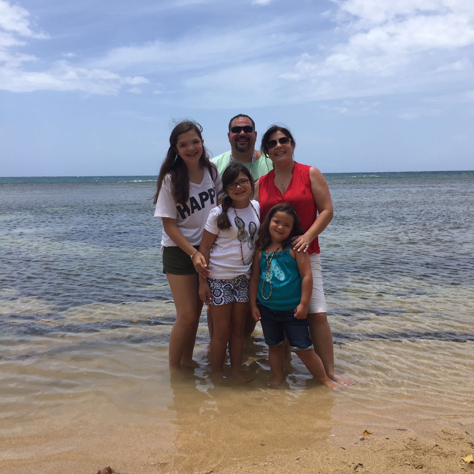 Nelson Tarke y su familia