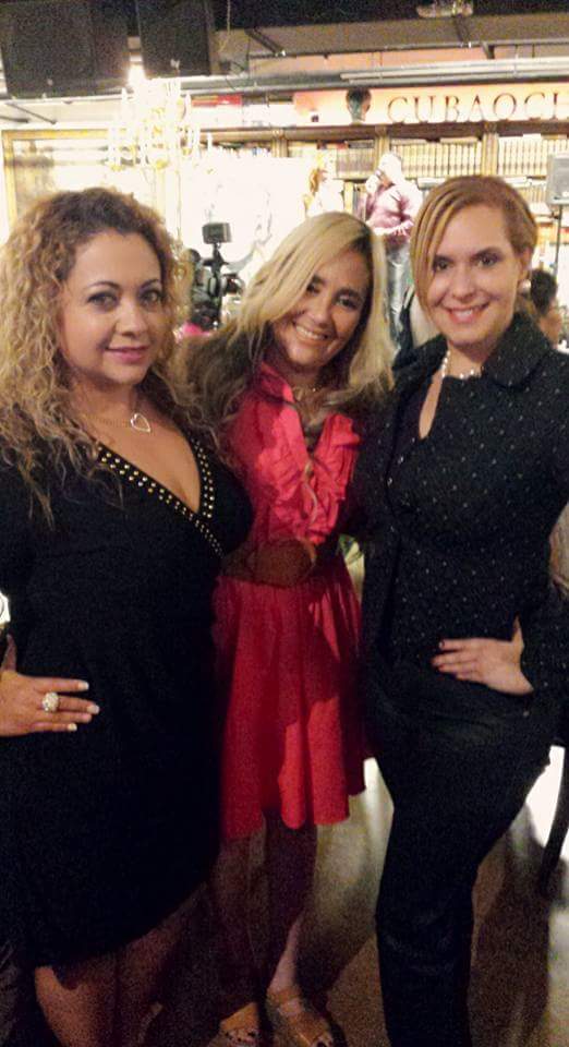 Las bellas Leidi Baldo, Marisol Casola y Celina Herrera.