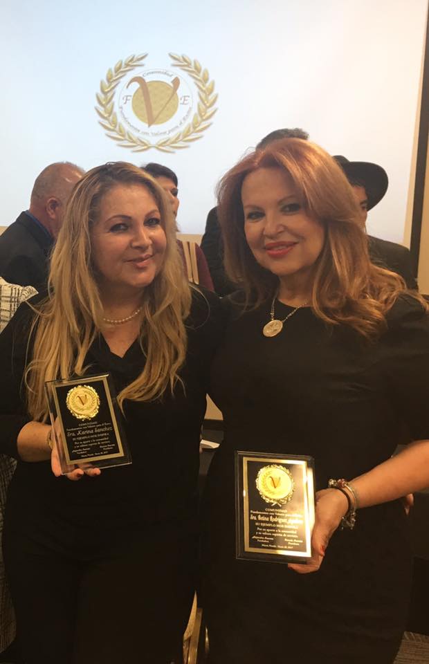 Karina Sánchez y Bettina Rodríguez Aguilera.