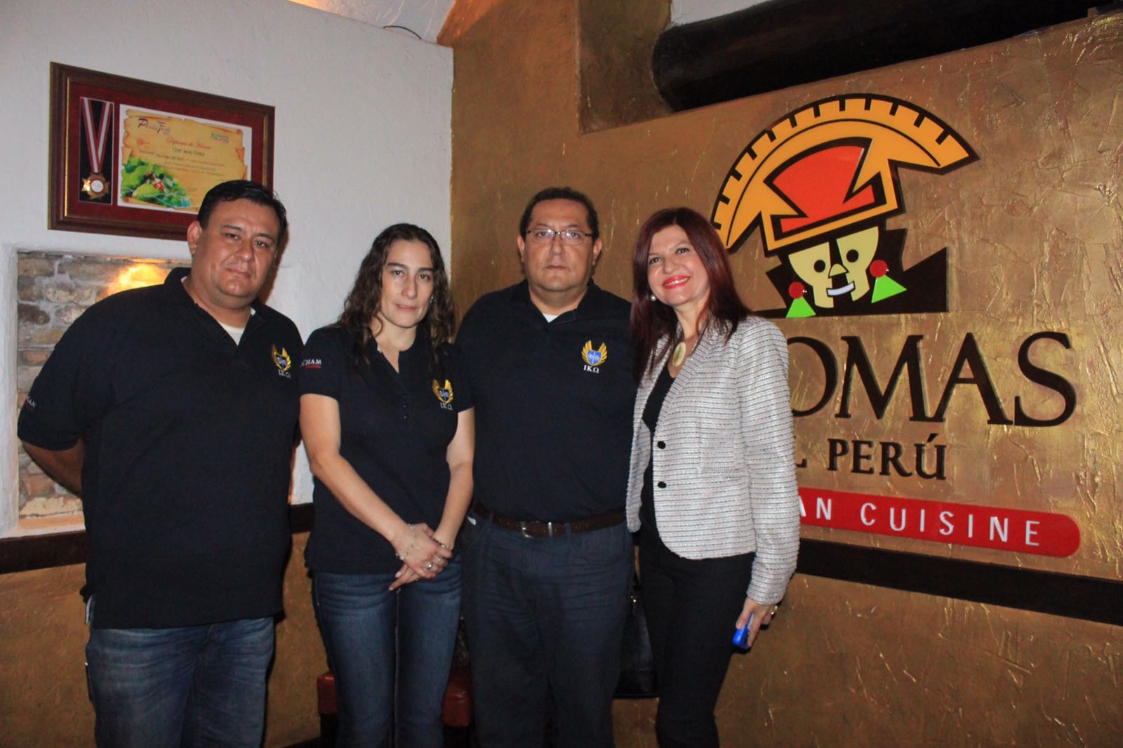 Rommel G Rojas Salvatierra, jefe de Ingeneria de UPB, Gabriela Escobar, docente de UPB, Crirsthian Coronda, coordinador del programa y Marybel Torres.