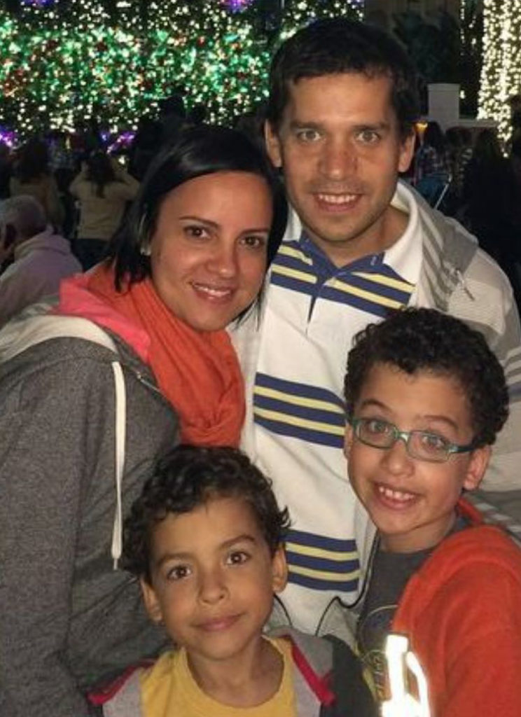 Para Federico, su familia es lo primero.