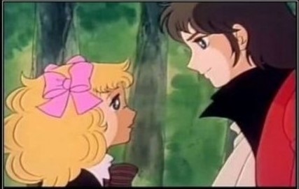 Candy y su enamorado Terry.