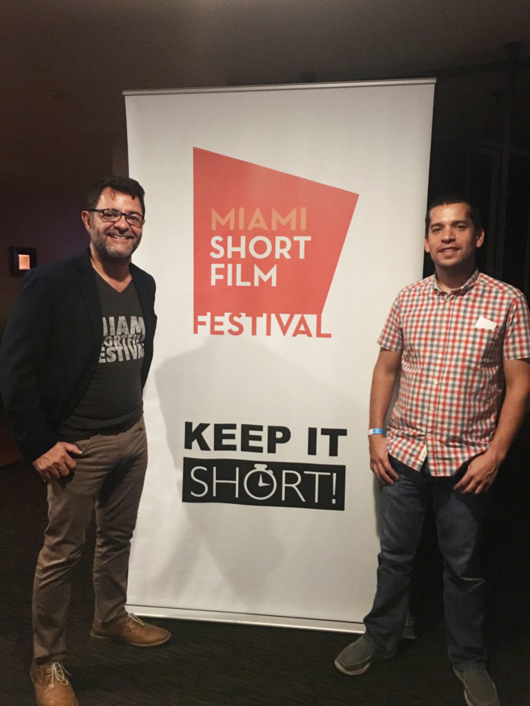 Su exitoso paso como jurado del Miami Short Film Festival.