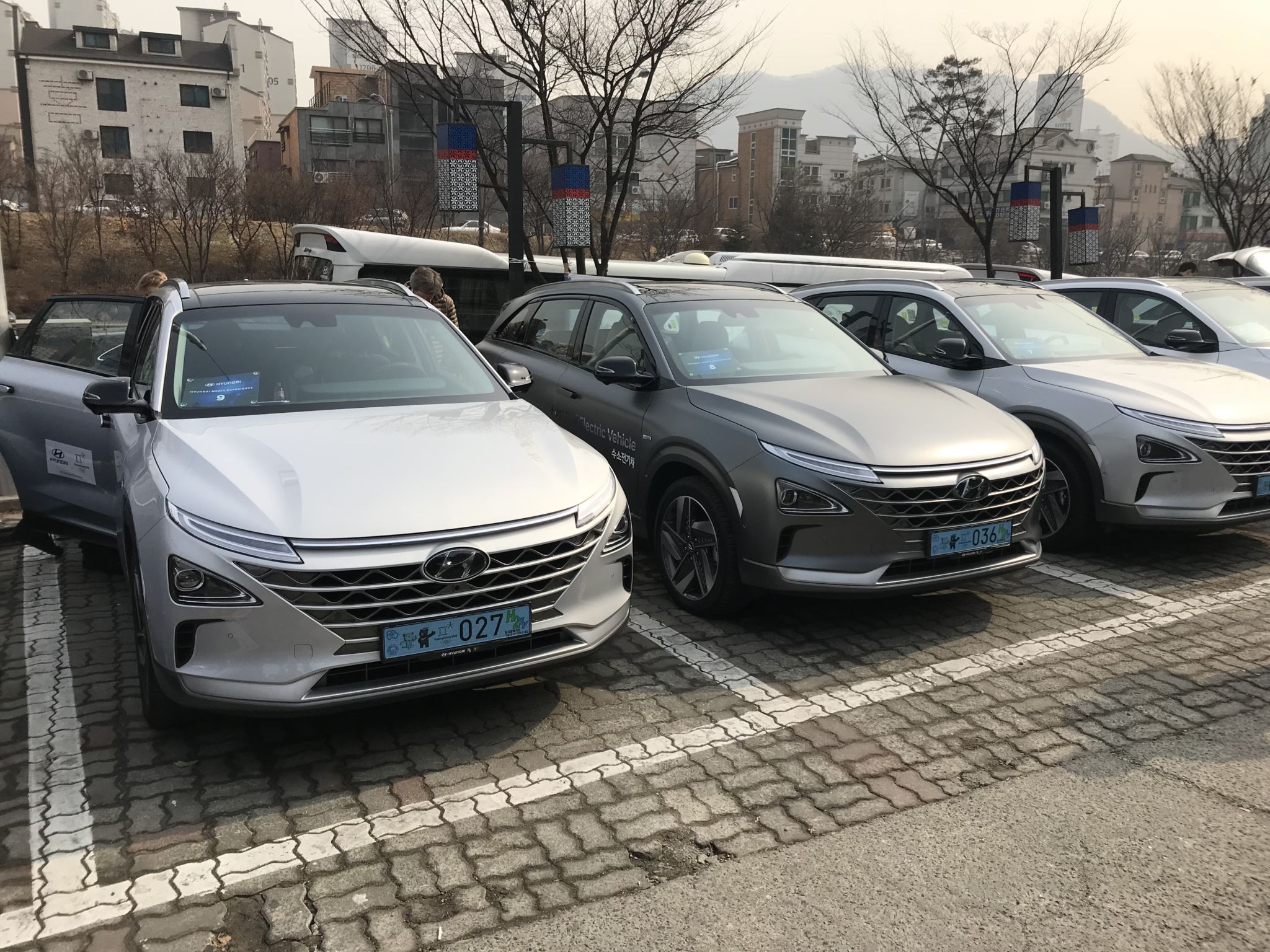 El Nexo esta alimentado por una célula de combustible de hidrógeno,
