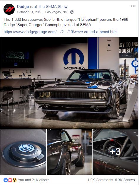 ¿Por qué Dodge es la marca más querida en Facebook?