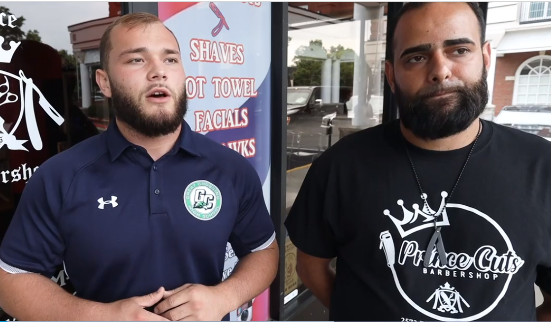 Simon Vanderpool y Amir Shalash los creadores de "Libros y Barberos"